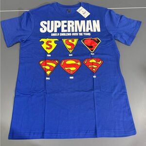 DC Comics Blue Superman Logo Tee